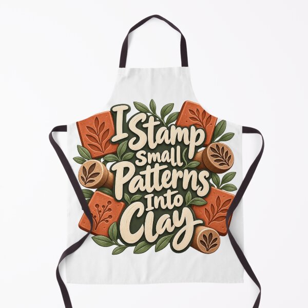 Item preview, Stamp Small Patterns Into Clay Pottery Lettering designed and sold by Bikivuno.