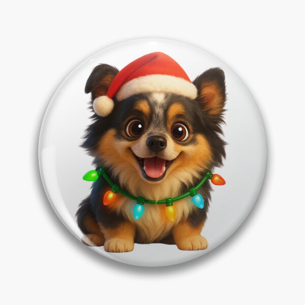 Item preview, Pomeranian Mix Dog Christmas Sparkle designed and sold by Sillytoe.