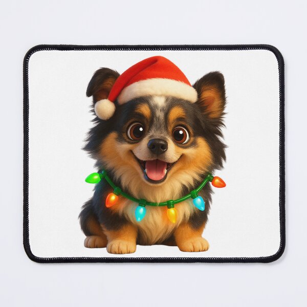 Item preview, Pomeranian Mix Dog Christmas Sparkle designed and sold by Sillytoe.