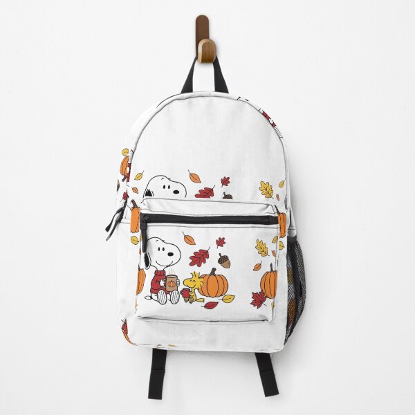 Item preview, Cute Snoopy and  Woodstock Coffee Pumpkins and Fall Leaves Art designed and sold by skylove94.