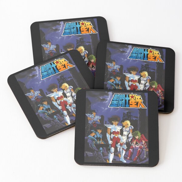 Item preview, Five Anime Warriors In Armor Posing In Ruined Temple Grounds designed and sold by DamianeRaymond.