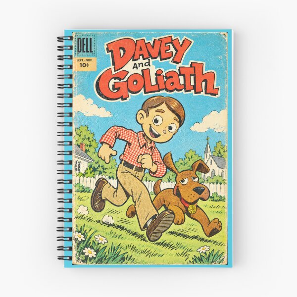 Item preview, Davey and Goliath Vintage Comic Book Cover designed and sold by G. Holland.