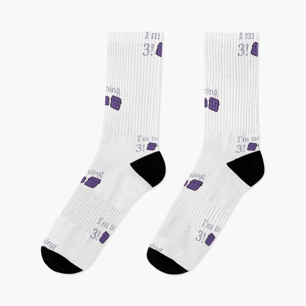 Item preview, I’m Turning 3! (Purple) designed and sold by Robotboyco.
