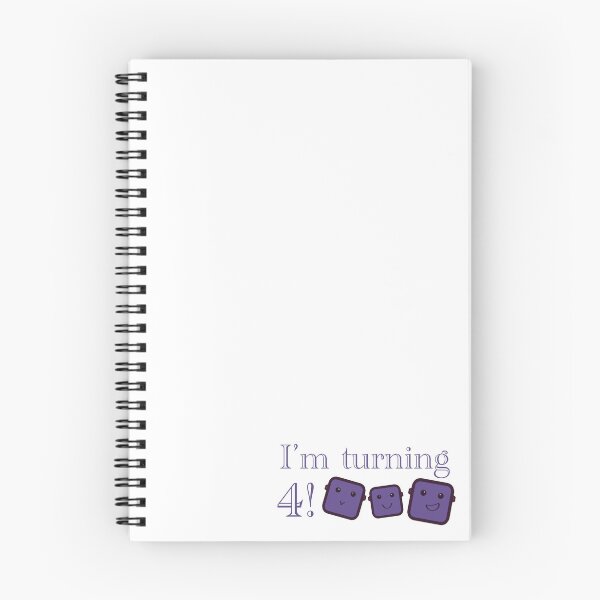 Item preview, I’m Turning 4! (Purple) designed and sold by Robotboyco.