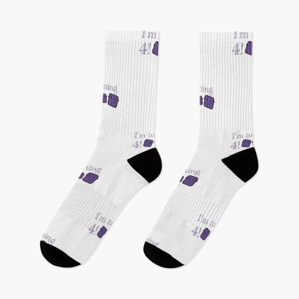 Item preview, I’m Turning 4! (Purple) designed and sold by Robotboyco.
