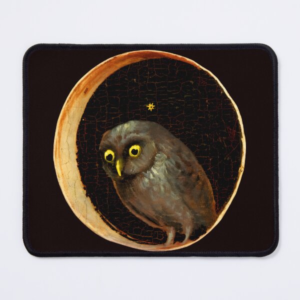 Item preview, Wise Owl Moon Gaze Art designed and sold by Brookvin.