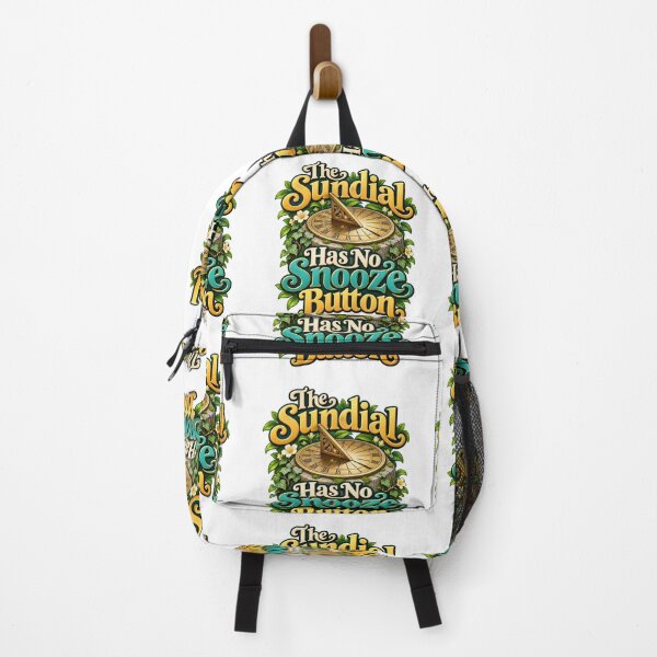 Item preview, Sundial Has No Snooze Button Garden Humor Art designed and sold by Bikivuno.