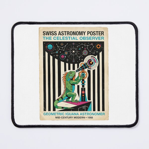 Item preview, Iguana Astronomer designed and sold by PictoVibe.