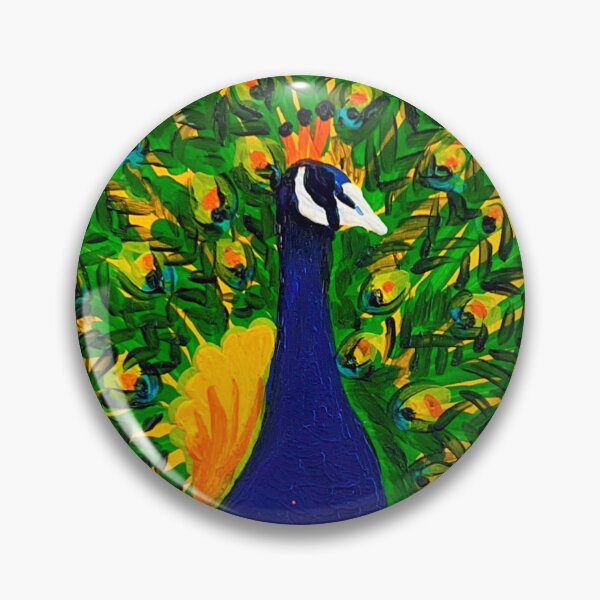 Aperçu de l'œuvre Peinture de paon créée et vendue par Layla Montana.