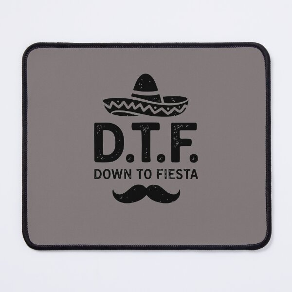 Artikelvorschau, DTF Down To Fiesta Sombrero Schnurrbart T-Shirt-96 entworfen und verkauft von jennifpoole.