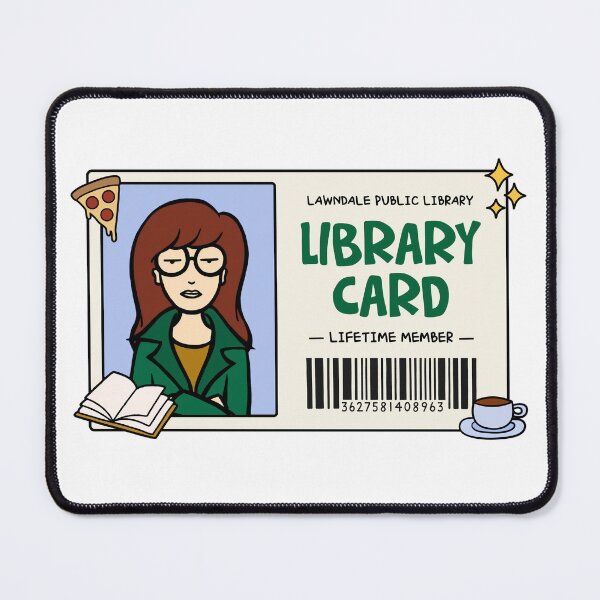 Item preview, Daria Library Card designed and sold by hey it's roco.