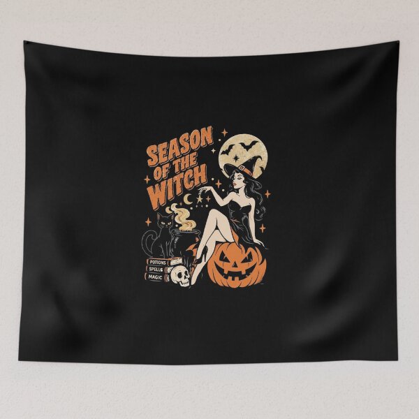 Item preview, Season Of The Witch Vintage Halloween Retro designed and sold by skylove94.