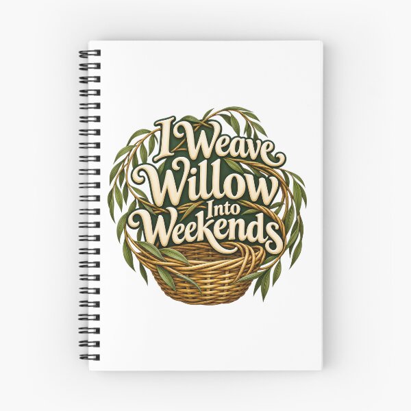 Item preview, Weave Willow Into Weekends Basket Craft Saying designed and sold by Bikivuno.