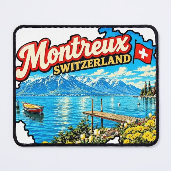 Item preview, Montreux Switzerland - Travel Art designed and sold by HaydenMillepied.