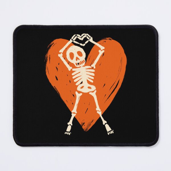 Item preview, Skeleton Heart Hands Orange Heart designed and sold by wildjellybeans.