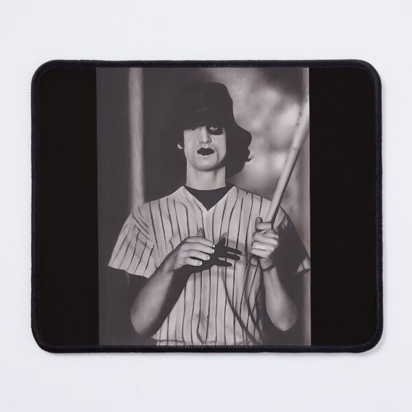 Item preview, Baseball Player Dark Makeup Hat Bat Vintage designed and sold by mokopuniarts.