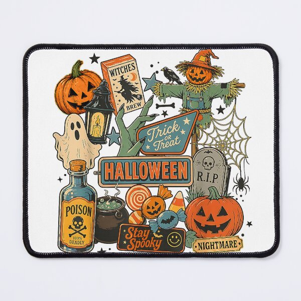 Item preview, Halloween Trick Or Treat Stay Spooky Pumpkin Ghost Witch T-Shirt designed and sold by MyAnimations.