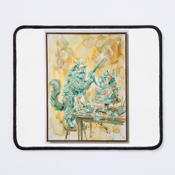 Item preview, Persian Cat Pastry Chef designed and sold by PictoVibe.