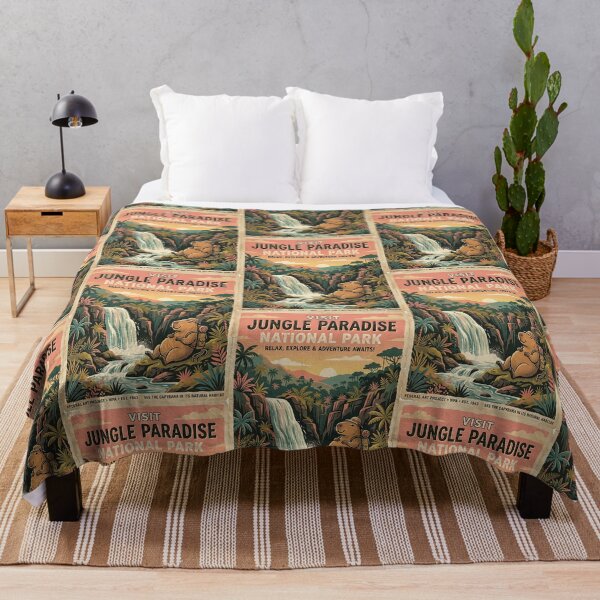 Item preview, Capybara Waterfall Explorer designed and sold by PictoVibe.