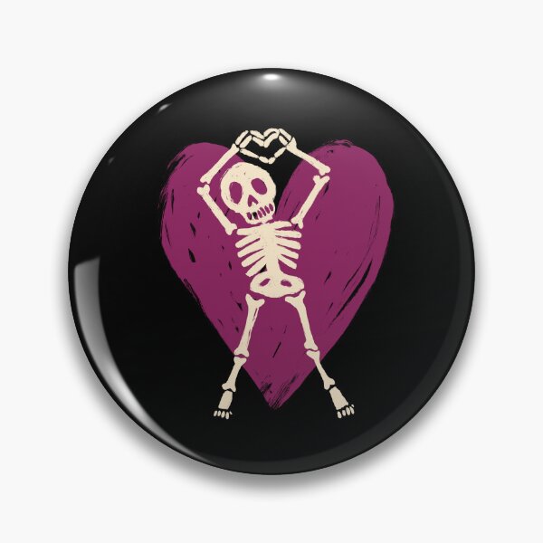 Item preview, Skeleton Heart Hands Pink Heart designed and sold by wildjellybeans.