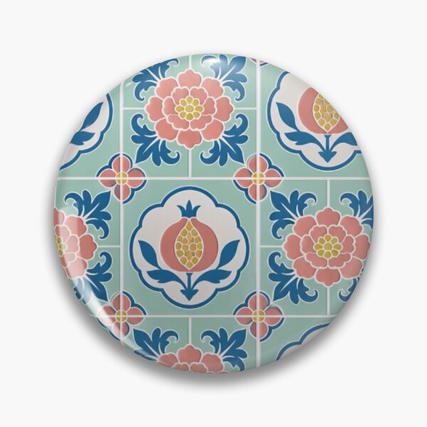 Item preview, Peranakan Tiles Seamless Pattern | Baba Nyonya Singapore Majolica Tile Repeat designed and sold by StickyGuys.