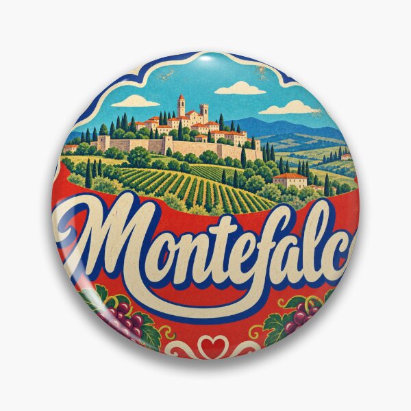 Item preview, Montefalco Italy Travel Souvenir Painted Italian Sign designed and sold by VisualArtsOasis.