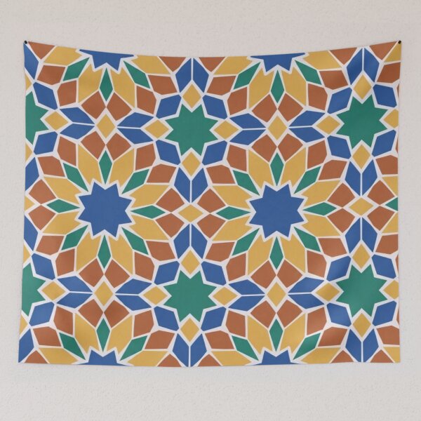 Item preview, Moroccan Zellij Seamless Pattern | Zellige Geometric Star Mosaic Tile Repeat designed and sold by StickyGuys.