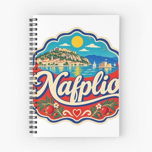 Item preview, Nafplio Greece Travel Souvenir Painted Mediterranean Sign designed and sold by VisualArtsOasis.