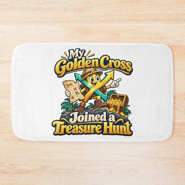Item preview, Golden Cross Treasure Hunt Trading Cartoon Art designed and sold by Bikivuno.