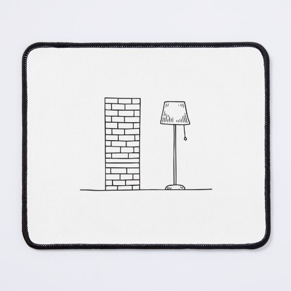 Item preview, An illustration of a wall beside a floor lamp designed and sold by rasagamastore.