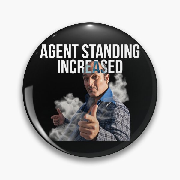 Item preview, Agent Standing Increased designed and sold by Fake Band Tees.