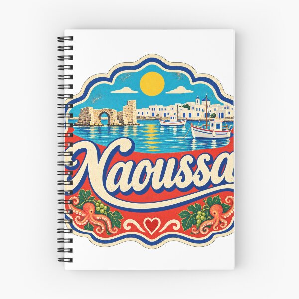 Item preview, Naoussa Greece Travel Souvenir Painted Mediterranean Sign designed and sold by VisualArtsOasis.