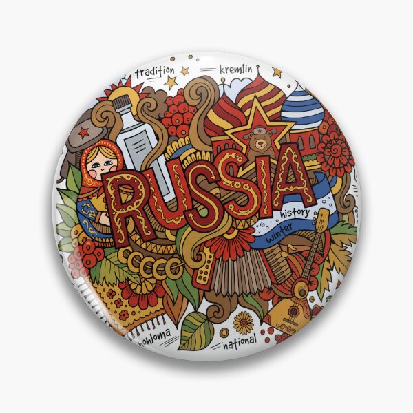 Item preview, Russian Culture Doodle Zentangle Heritage Art designed and sold by LoliDesignShop.