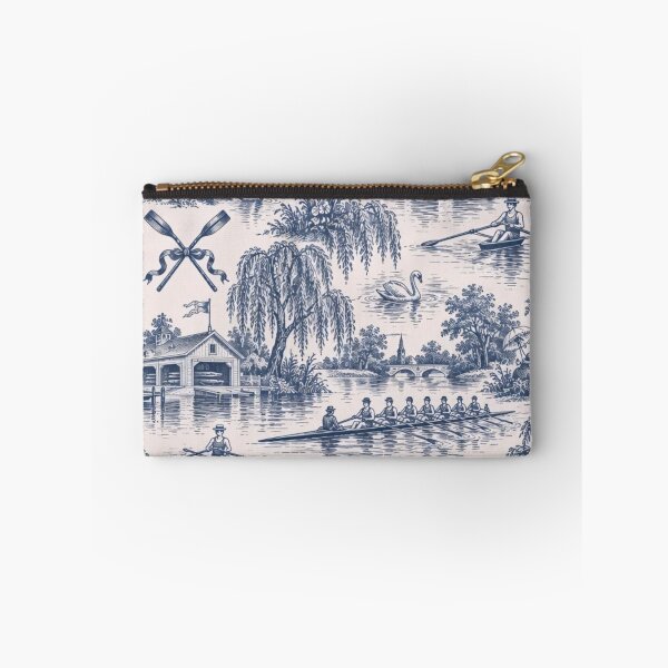 Item preview, Vintage Rowing Toile Seamless Pattern | Rowing Crew Regatta Toile de Jouy designed and sold by StickyGuys.