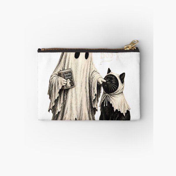 Item preview, Vintage Halloween Spooky Book Ghost with Black Cat Boo-p T-Shirt designed and sold by Serhotep.