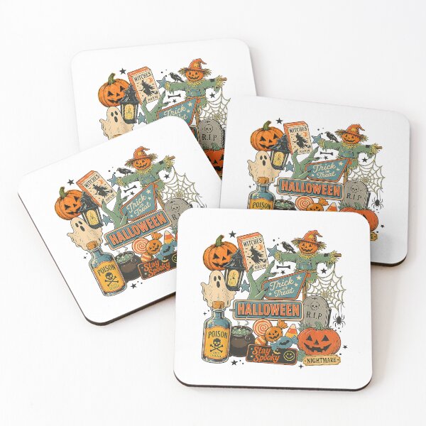 Item preview, Halloween Trick Or Treat Stay Spooky Pumpkin Ghost Witch T-Shirt designed and sold by MyAnimations.