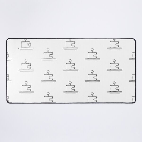 Item preview, An illustration of a wallet on a shelf with a keychain designed and sold by rasagamastore.