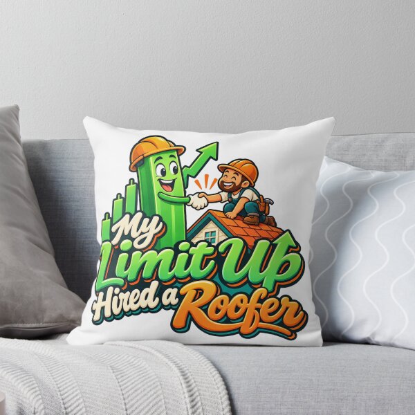 Item preview, Limit Up Hired a Roofer Funny Trading Cartoon designed and sold by Bikivuno.