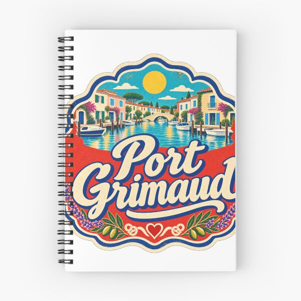 Item preview, Port Grimaud France Travel Souvenir Painted Mediterranean Sign designed and sold by VisualArtsOasis.