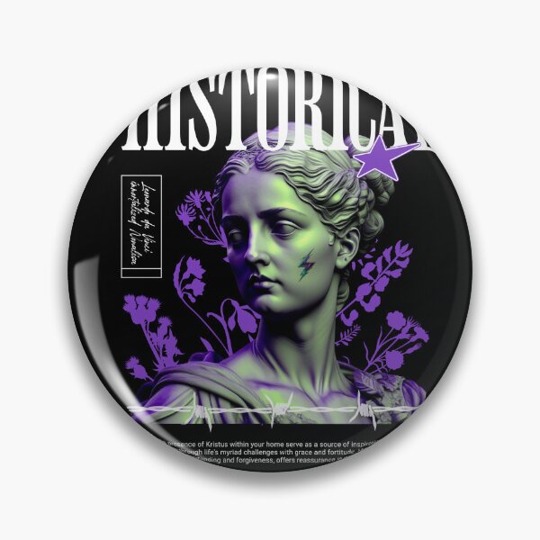 Item preview, Historical Classical Statue Purple Greek Aesthetic designed and sold by QubekShop.