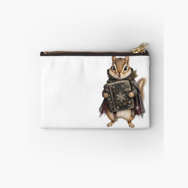 Item preview, Magical Winter Chipmunk Holding Spell Book designed and sold by takeng07.