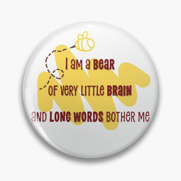 Item preview, Bear of Very Little Brain designed and sold by Further Up Designs.