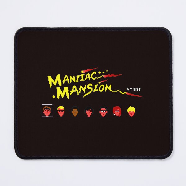 Item preview, Maniac Mansion Logo Retro Game Characters Start Button designed and sold by PickleballWeart.