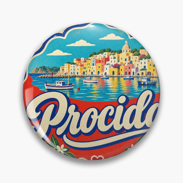 Item preview, Procida Italy Travel Souvenir Painted Italian Sign designed and sold by VisualArtsOasis.