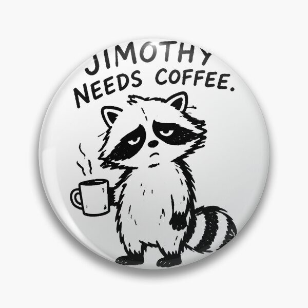 Item preview, Jimothy Raccoon lazy meme designed and sold by ViolettaGlass.