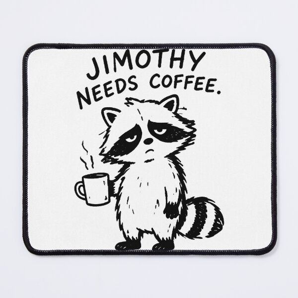 Item preview, Jimothy Raccoon lazy meme designed and sold by ViolettaGlass.