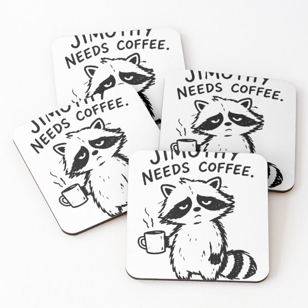 Item preview, Jimothy Raccoon lazy meme designed and sold by ViolettaGlass.
