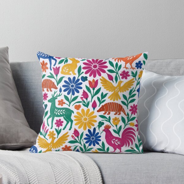 Item preview, Mexican Otomi Seamless Pattern | Tenango Folk Art Animals and Flowers Repeat designed and sold by StickyGuys.