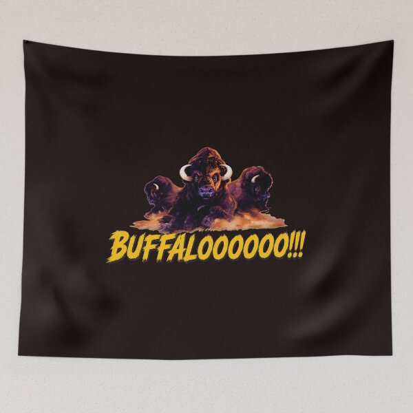 Artikelvorschau, Mächtige Bisonherde „BUFFALOOOOO!!!“ Illustration entworfen und verkauft von PickleballWeart.