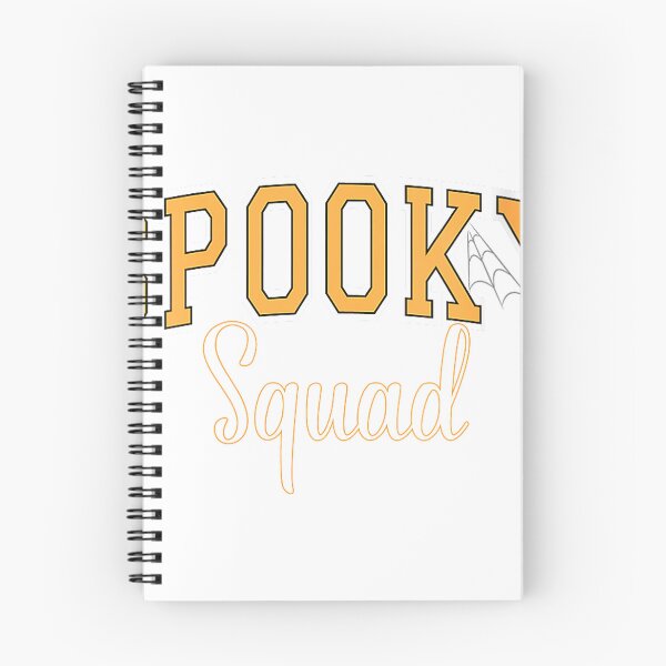 Item preview, Womens Spooky Squad Halloween Spider Varsity Orange Letters V-Neck T-Shirt designed and sold by gidget-gadget.